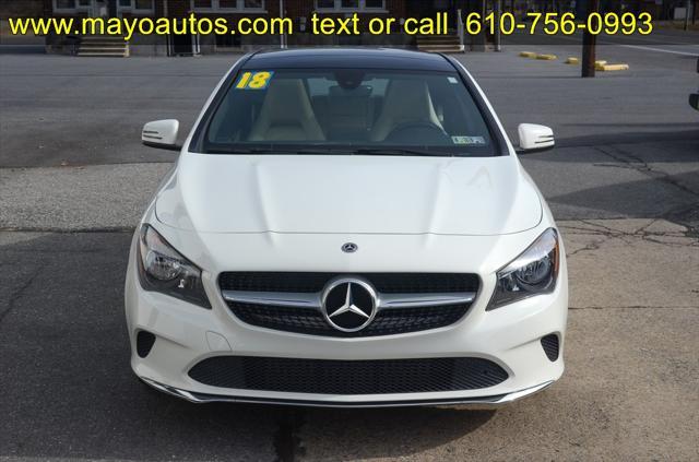 used 2018 Mercedes-Benz CLA 250 car, priced at $16,770