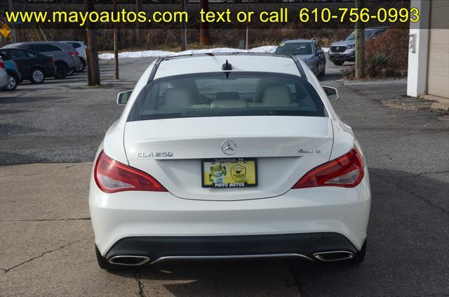 used 2018 Mercedes-Benz CLA 250 car, priced at $16,770