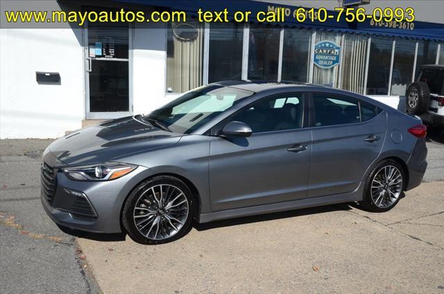 used 2018 Hyundai Elantra car, priced at $15,990