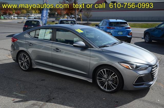 used 2018 Hyundai Elantra car, priced at $15,990