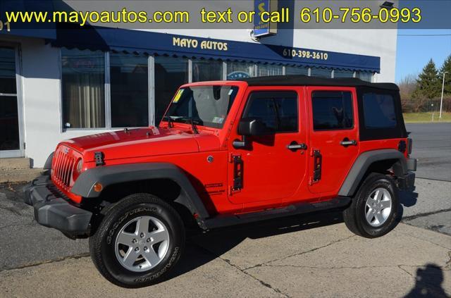 used 2016 Jeep Wrangler Unlimited car, priced at $21,990