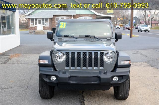 used 2021 Jeep Wrangler Unlimited car, priced at $28,770