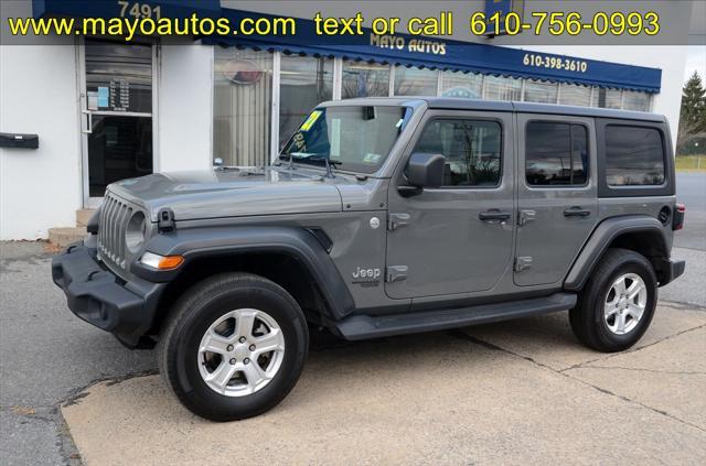 used 2021 Jeep Wrangler Unlimited car, priced at $28,770