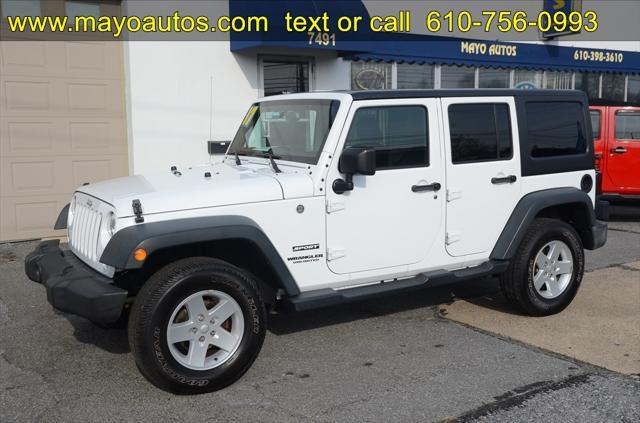 used 2017 Jeep Wrangler Unlimited car, priced at $22,990