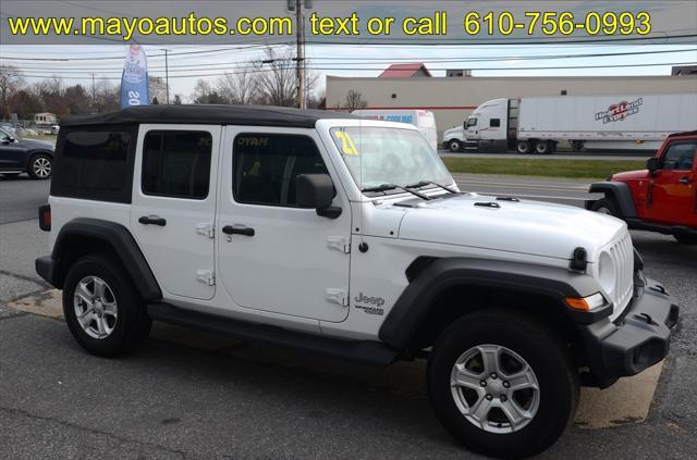 used 2021 Jeep Wrangler Unlimited car, priced at $29,990