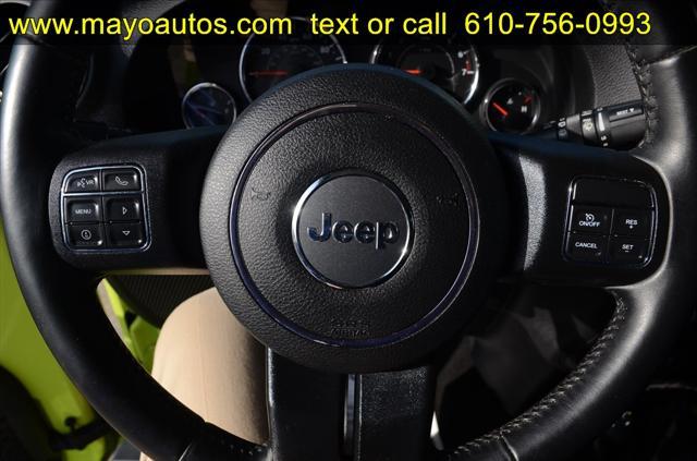 used 2016 Jeep Wrangler Unlimited car, priced at $21,770