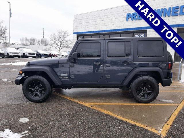 used 2017 Jeep Wrangler Unlimited car, priced at $18,936