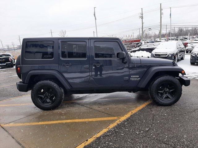 used 2017 Jeep Wrangler Unlimited car, priced at $18,936