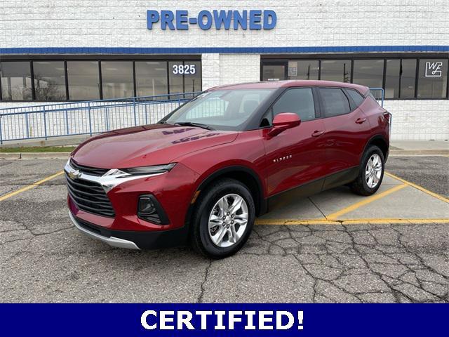 used 2021 Chevrolet Blazer car, priced at $23,700