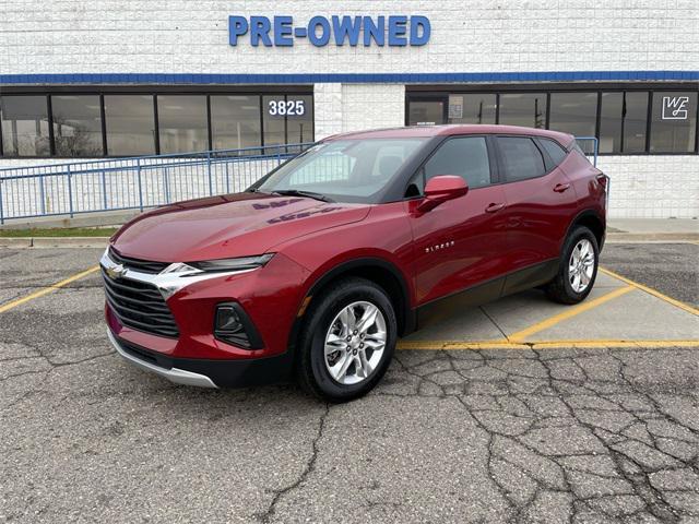 used 2021 Chevrolet Blazer car, priced at $24,350