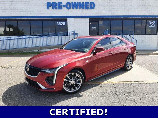 used 2021 Cadillac CT4 car, priced at $29,837