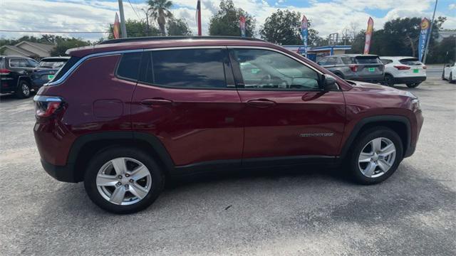 used 2022 Jeep Compass car, priced at $18,500