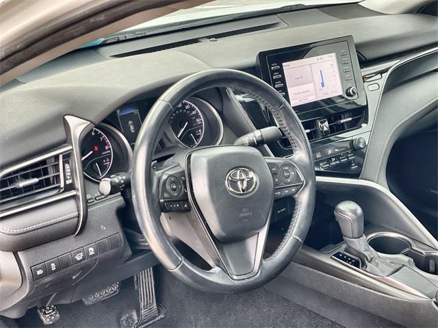 used 2021 Toyota Camry car, priced at $22,500