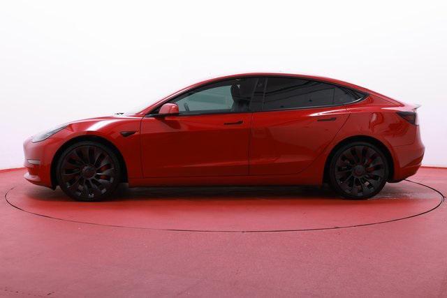 used 2023 Tesla Model 3 car, priced at $22,900