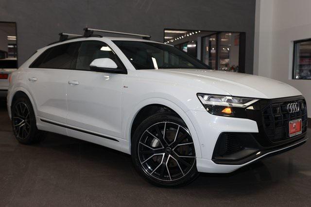 used 2020 Audi Q8 car, priced at $35,900