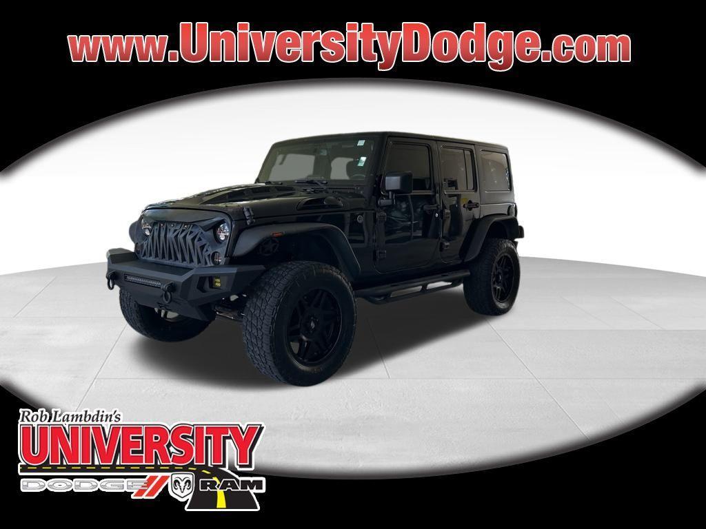 used 2016 Jeep Wrangler Unlimited car, priced at $14,600
