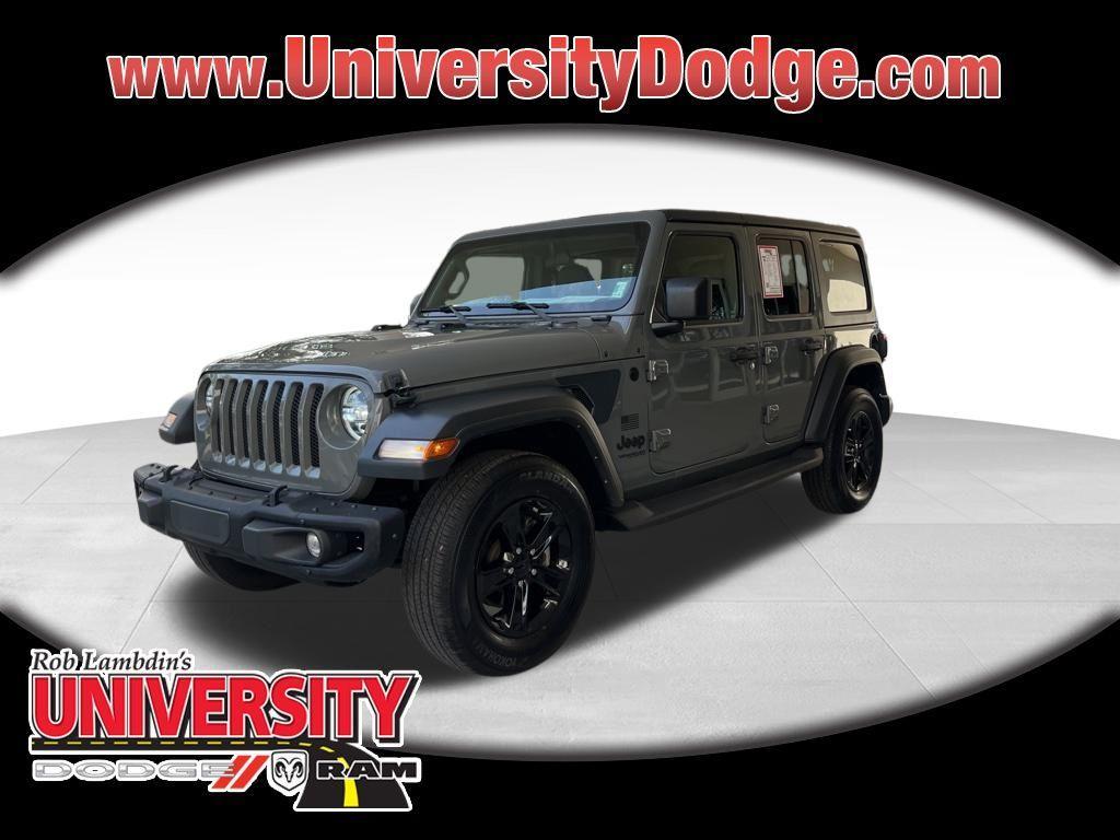 used 2021 Jeep Wrangler Unlimited car, priced at $26,591