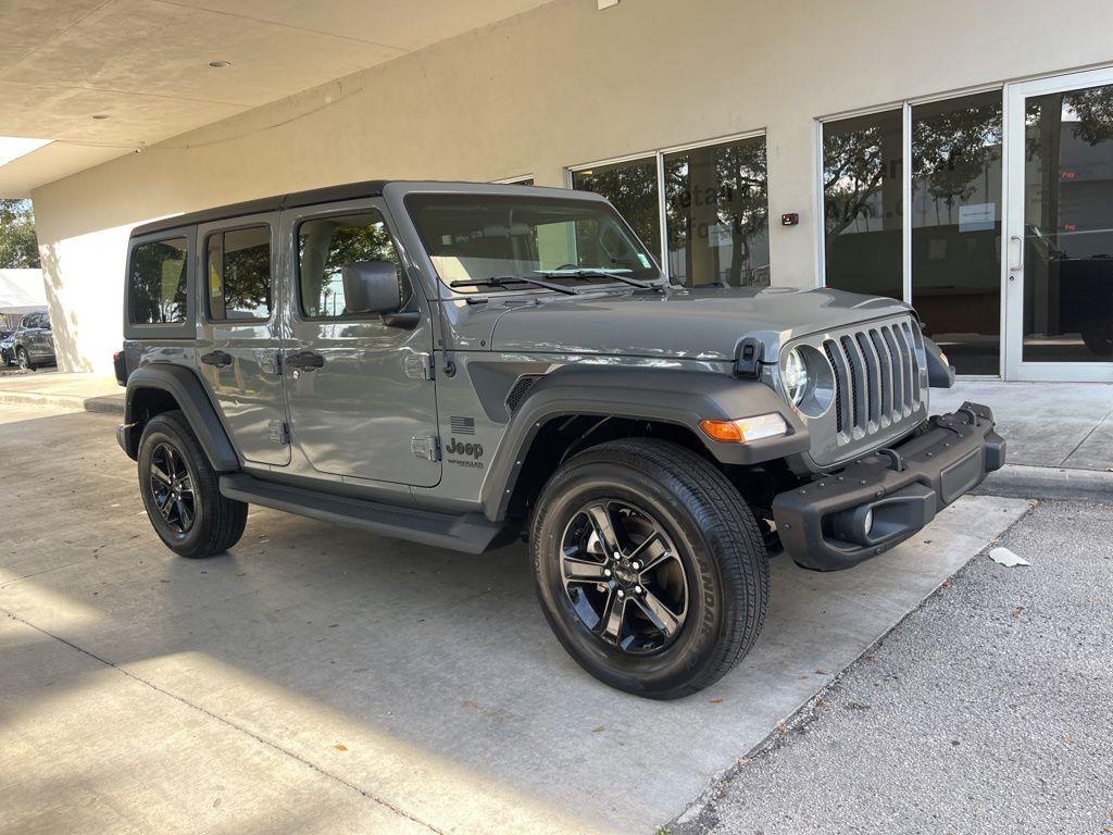 used 2021 Jeep Wrangler Unlimited car, priced at $30,051