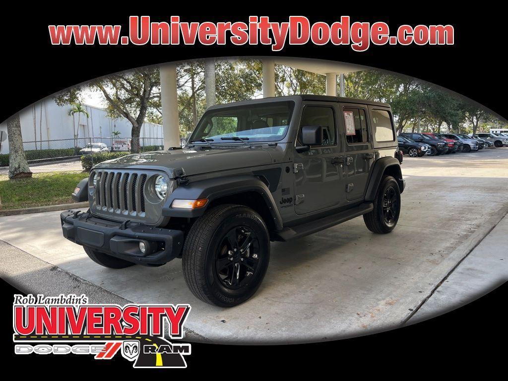 used 2021 Jeep Wrangler Unlimited car, priced at $30,051