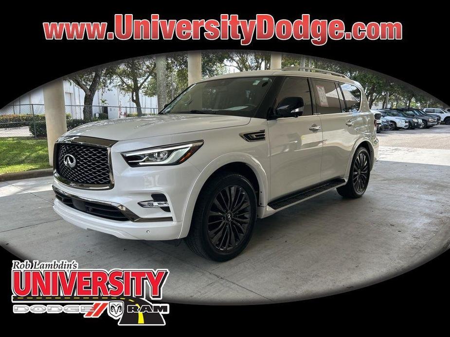 used 2021 INFINITI QX80 car, priced at $37,991