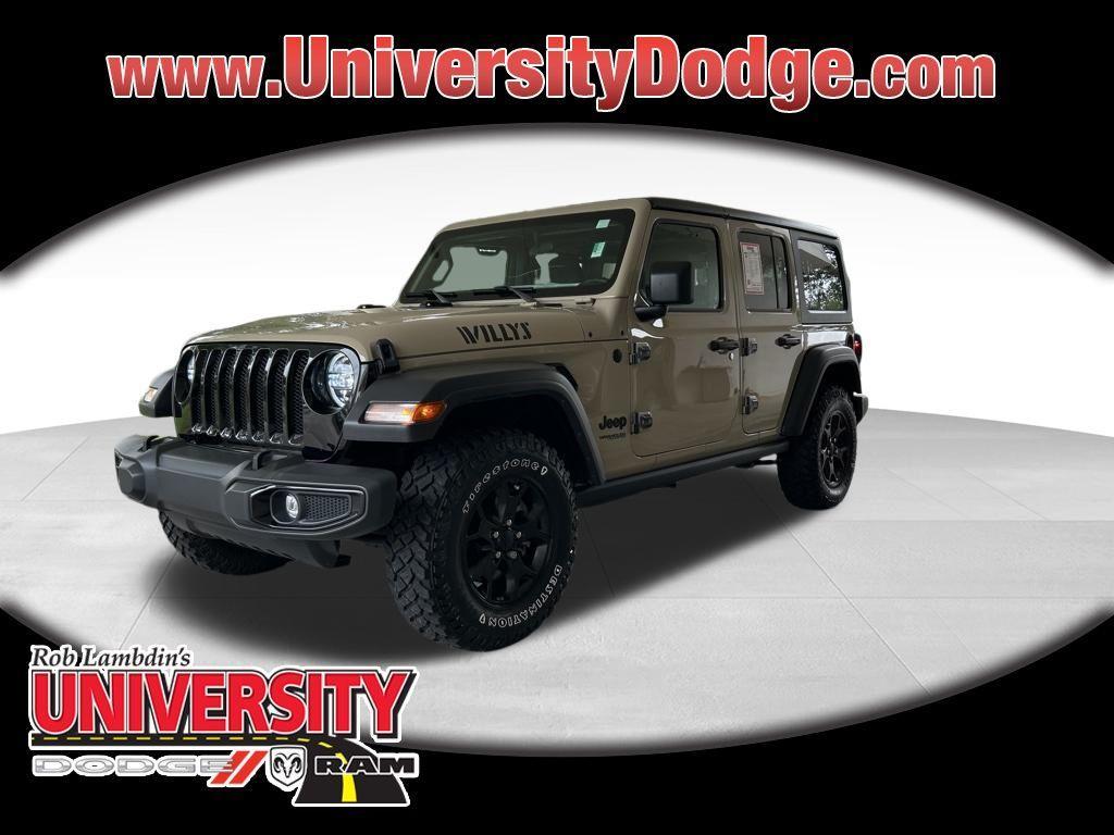 used 2022 Jeep Wrangler Unlimited car, priced at $31,951