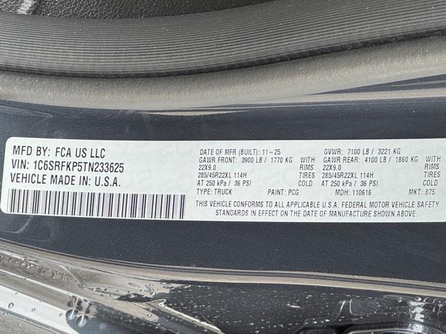 new 2026 Ram 1500 car, priced at $84,685