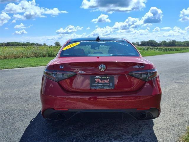used 2024 Alfa Romeo Giulia car, priced at $36,000