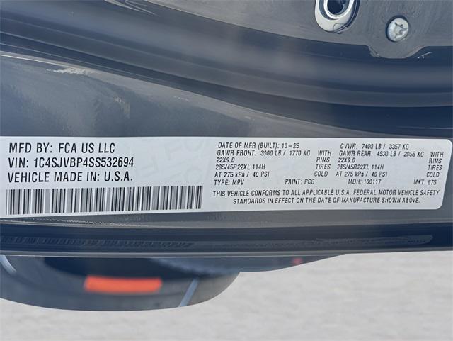 new 2025 Jeep Wagoneer car, priced at $70,428