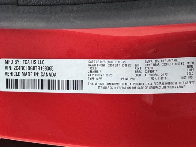 new 2026 Chrysler Pacifica car, priced at $42,124