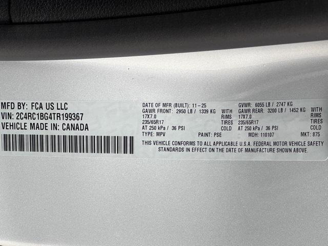 new 2026 Chrysler Pacifica car, priced at $42,729