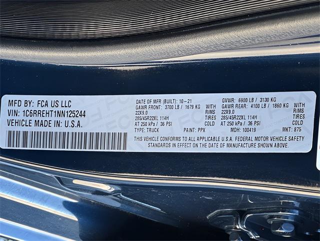 used 2022 Ram 1500 car, priced at $35,995