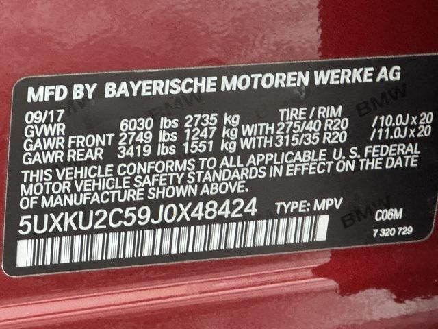 used 2018 BMW X6 car, priced at $23,000