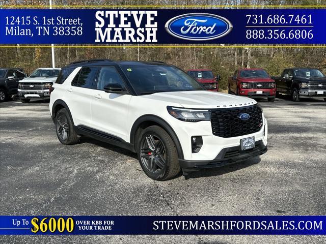 new 2025 Ford Explorer car, priced at $59,854