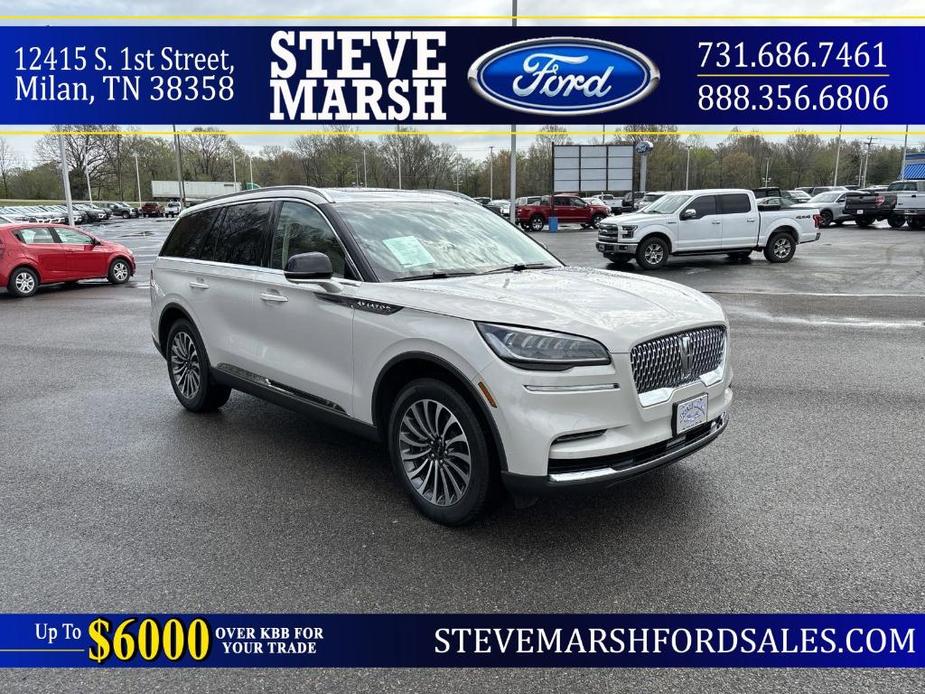 used 2022 Lincoln Aviator car, priced at $53,888
