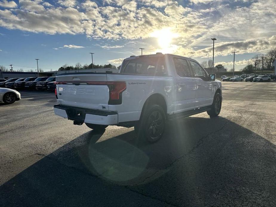 new 2023 Ford F-150 Lightning car, priced at $74,385