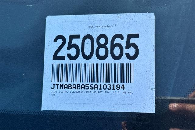 new 2025 Subaru Solterra car, priced at $40,727