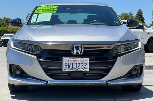 used 2021 Honda Accord car, priced at $27,799