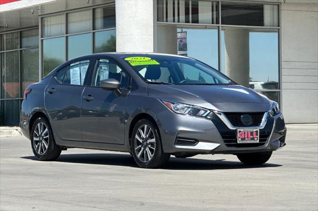 used 2021 Nissan Versa car, priced at $14,999