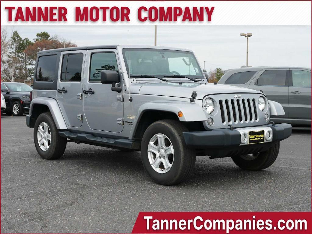 used 2015 Jeep Wrangler Unlimited car, priced at $17,893