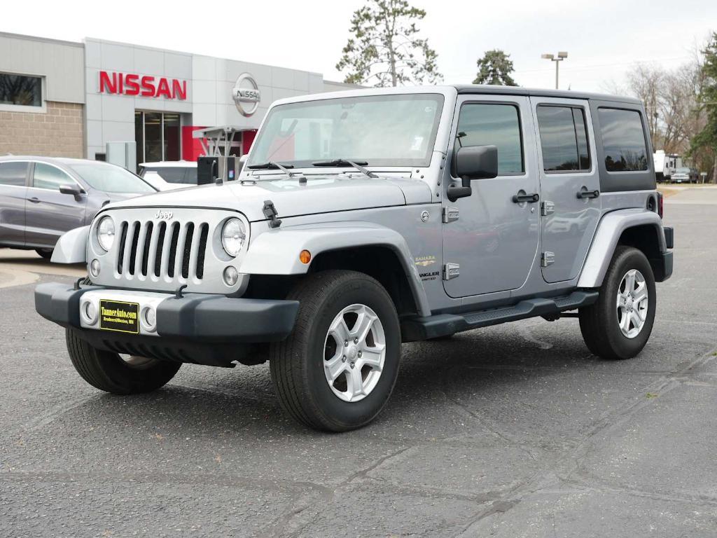 used 2015 Jeep Wrangler Unlimited car, priced at $17,893