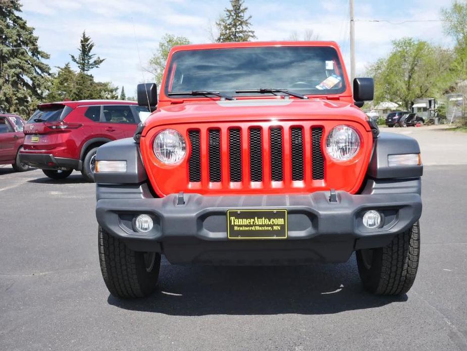 used 2021 Jeep Wrangler Unlimited car, priced at $30,894