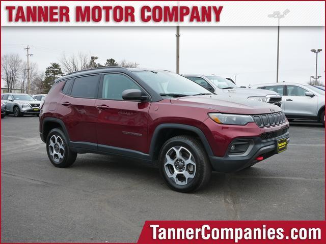 used 2022 Jeep Compass car, priced at $29,345
