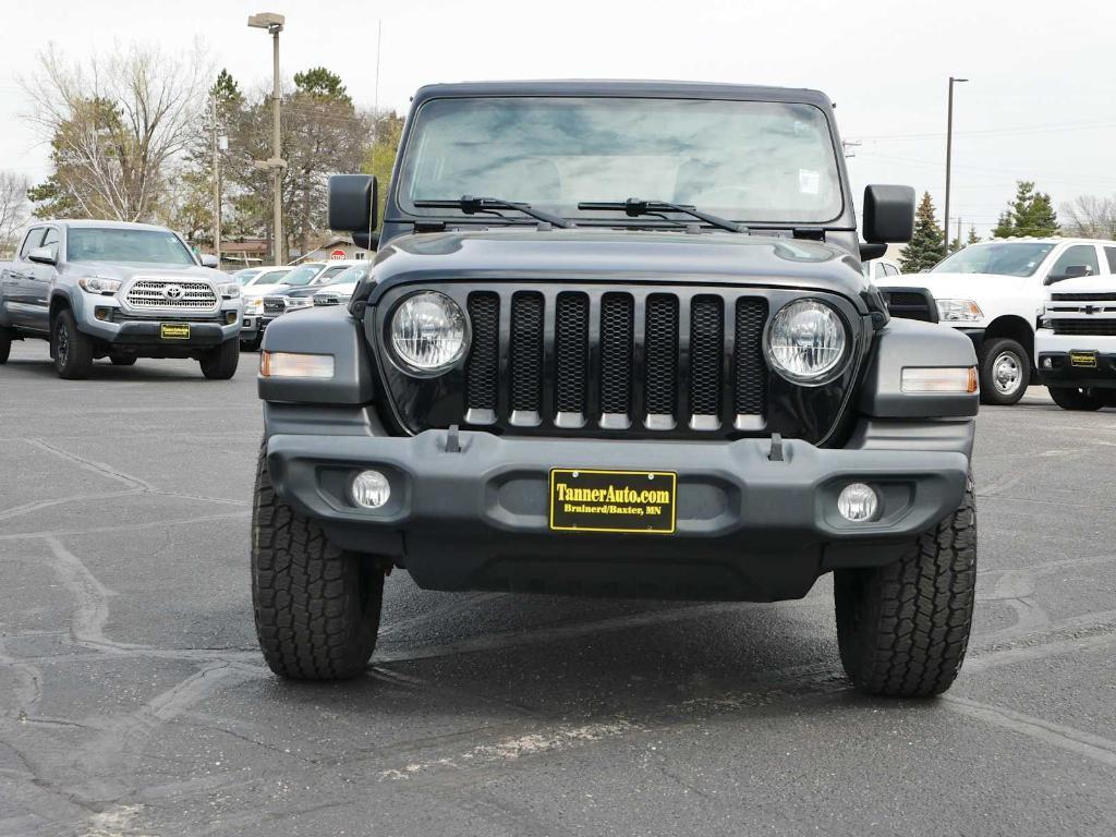 used 2021 Jeep Wrangler Unlimited car, priced at $29,894