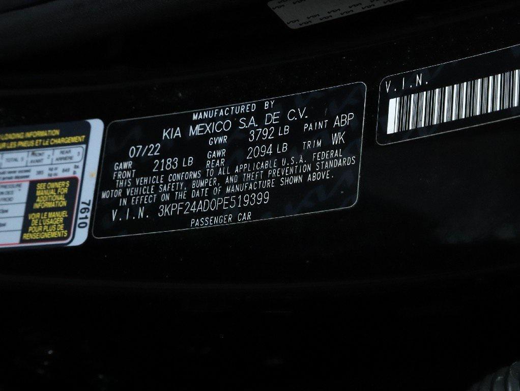 used 2023 Kia Forte car, priced at $17,998