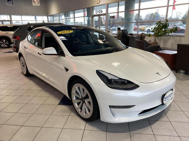 used 2021 Tesla Model 3 car, priced at $26,991