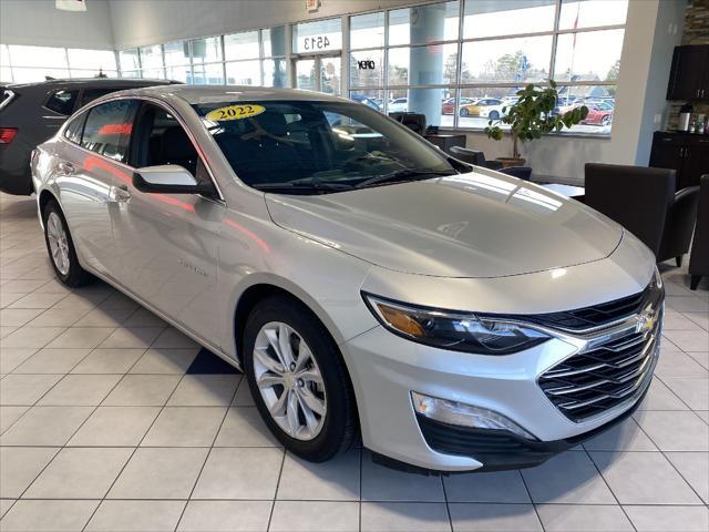 used 2022 Chevrolet Malibu car, priced at $17,991