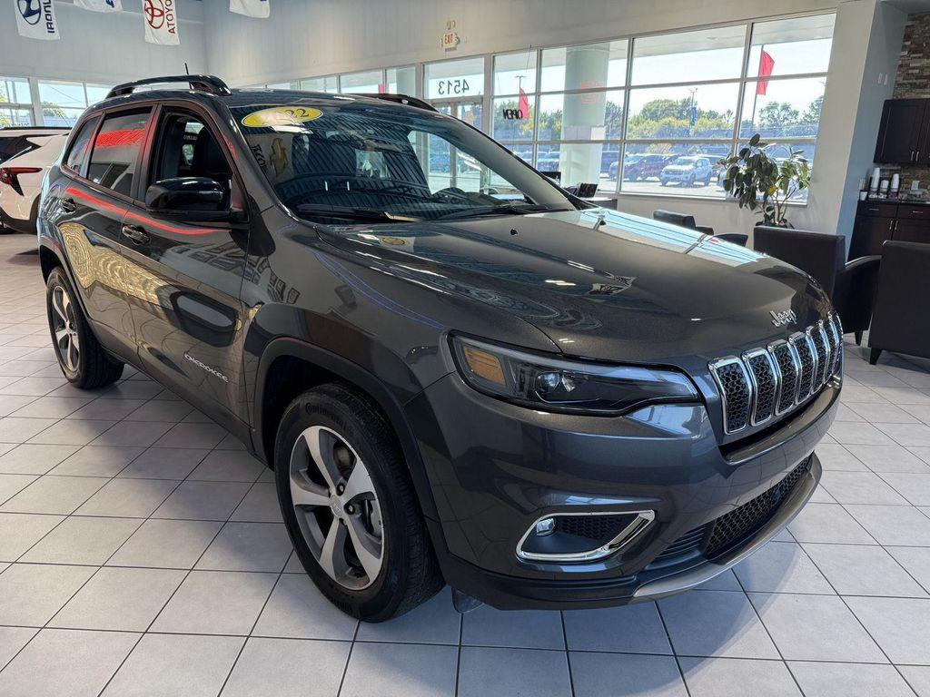 used 2022 Jeep Cherokee car, priced at $27,661