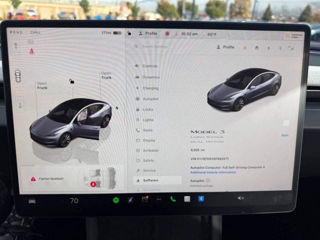 used 2025 Tesla Model 3 car, priced at $41,995