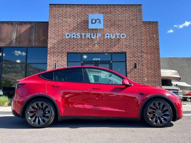 used 2021 Tesla Model Y car, priced at $24,395