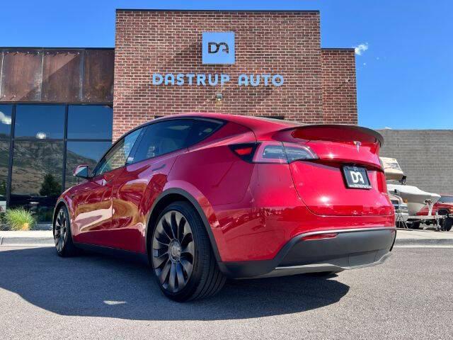 used 2021 Tesla Model Y car, priced at $24,395